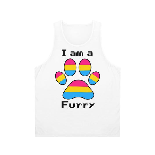 Retro Furry Pan Am Unisex Tank Top