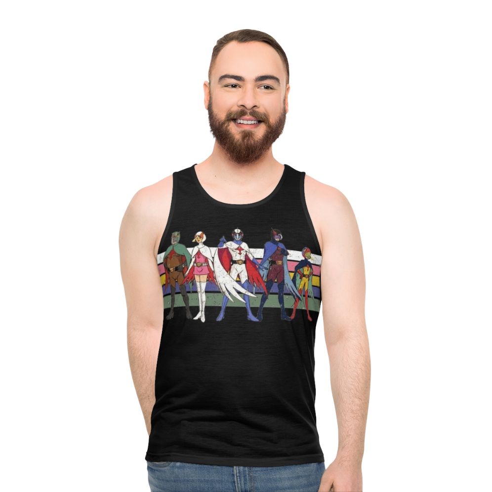 Retro 'G Force: Battle of the Planets' Unisex Tank Top