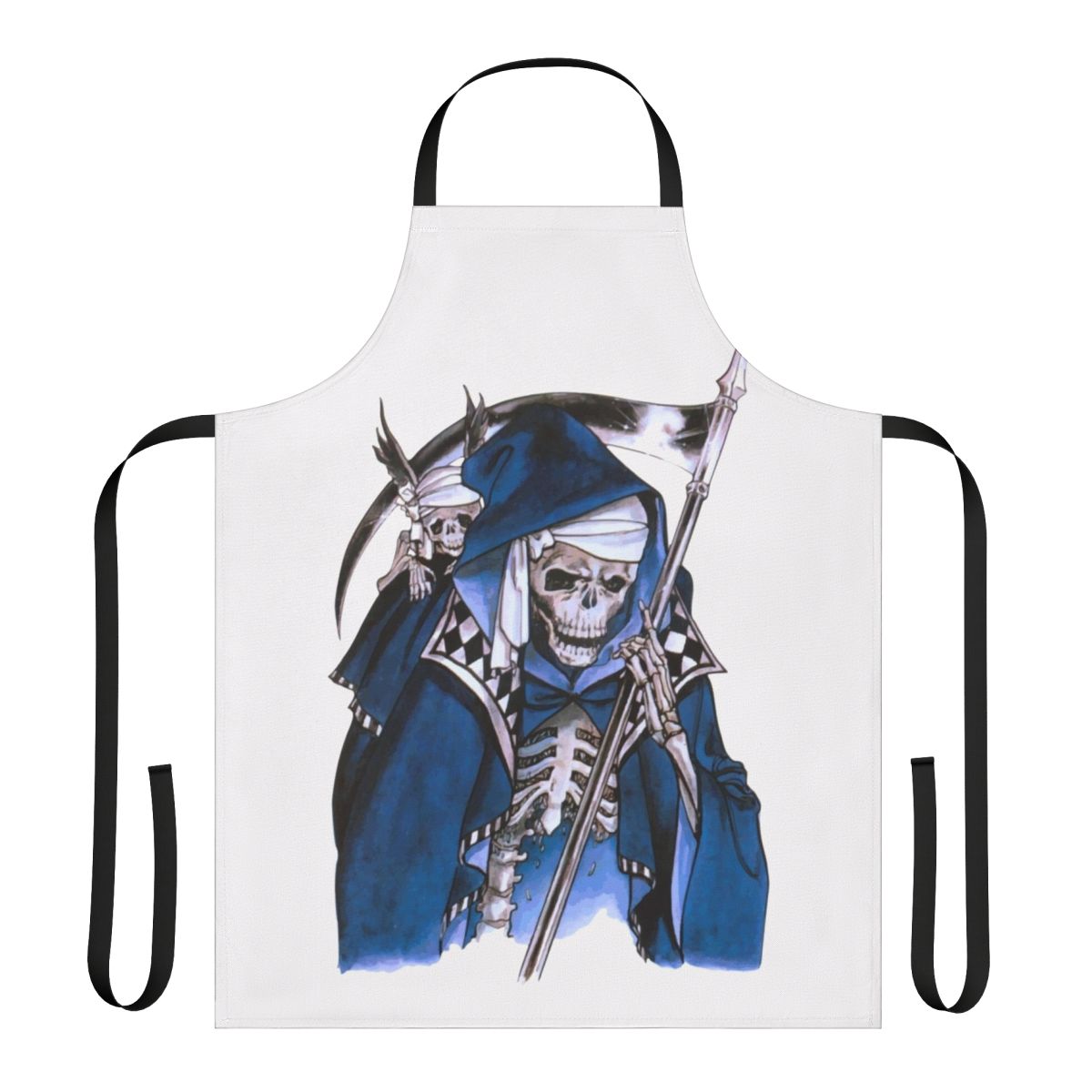 Retro gaming apron featuring Castlevania: Symphony of the Night inspired design