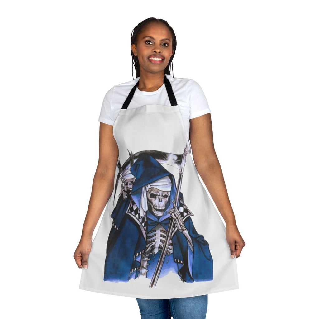 Retro gaming apron featuring Castlevania: Symphony of the Night inspired design