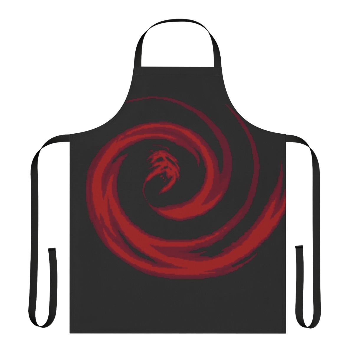 Retro gaming apron featuring Earthbound Giygas inspired design