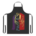 Ready Player One themed apron with pixelated characters and gaming elements