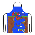 Retro gaming apron featuring Alex Kidd in Miracle World inspired design