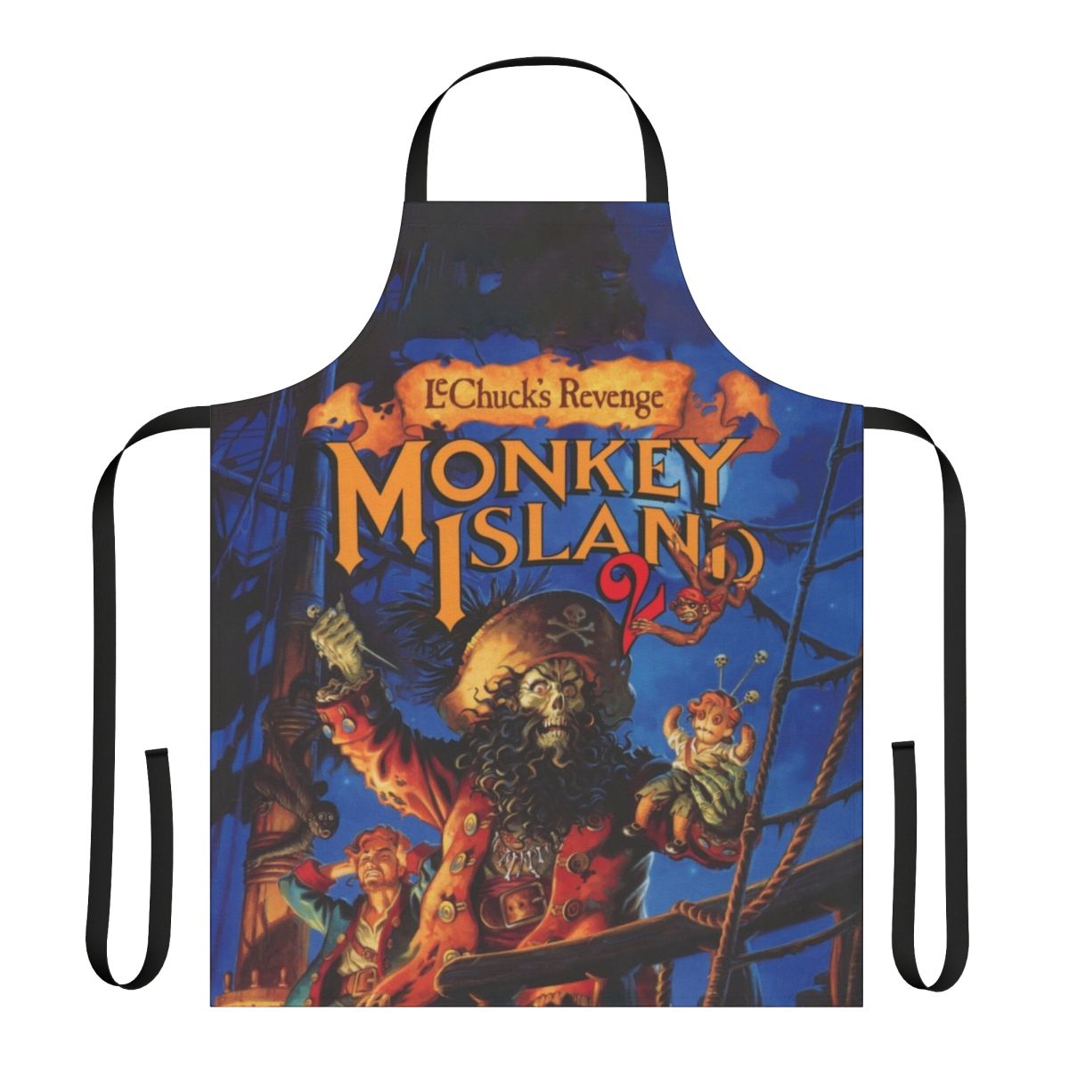 Monkey Island Lechuck's Revenge inspired retro gaming apron