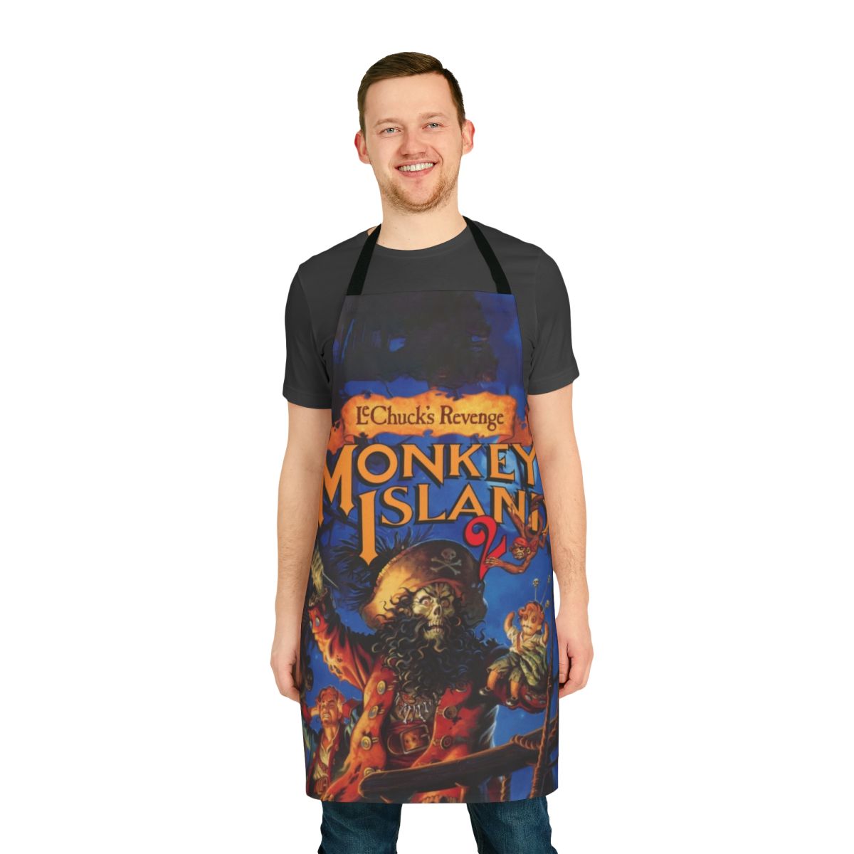 Monkey Island Lechuck's Revenge inspired retro gaming apron