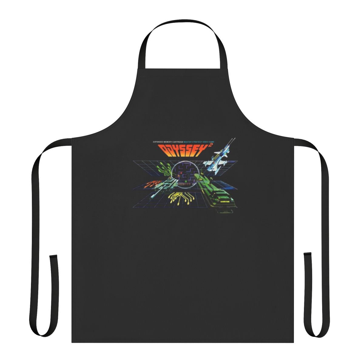 Retro Gaming Apron featuring a vintage videogame console design