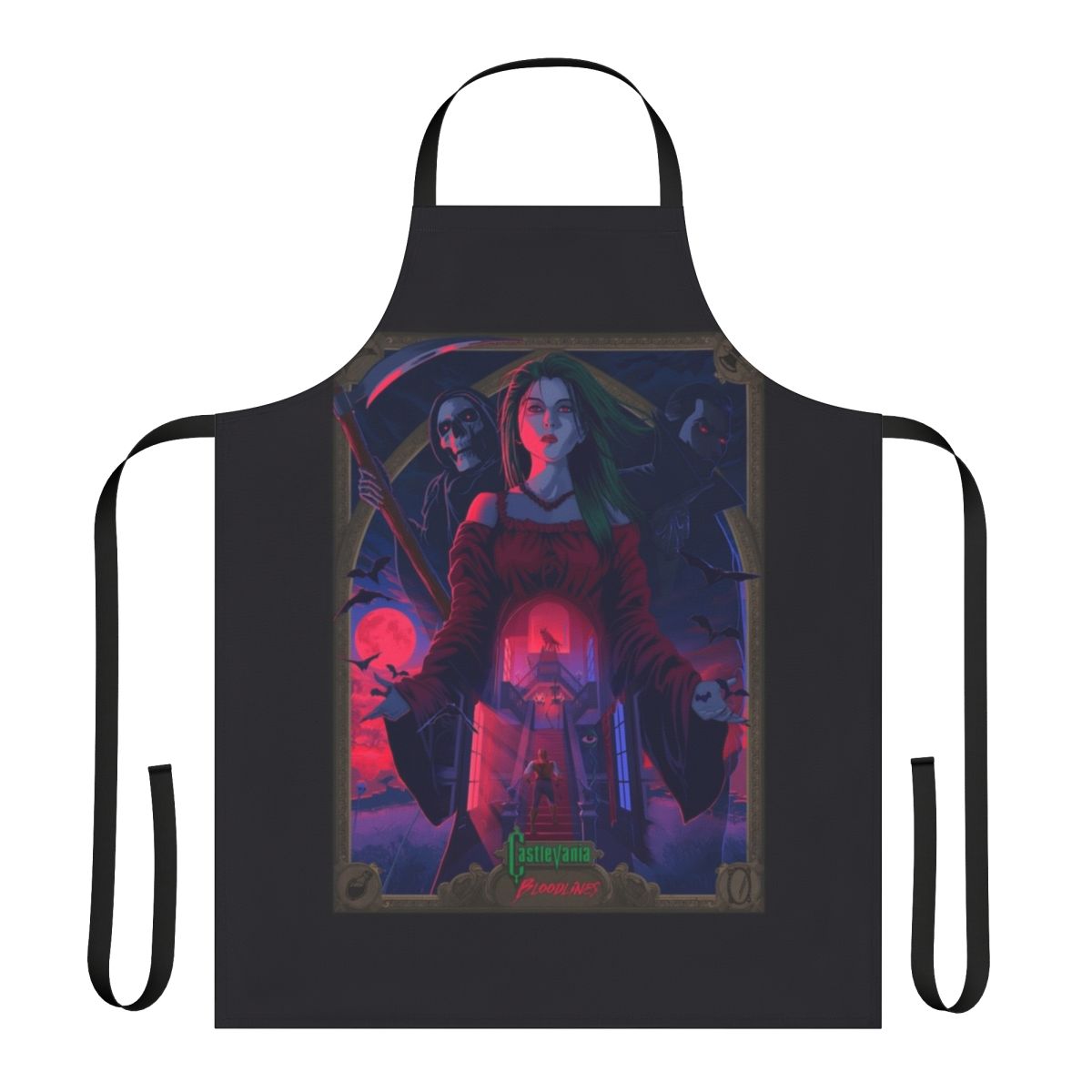 Castlevania Bloodlines classic gaming inspired apron