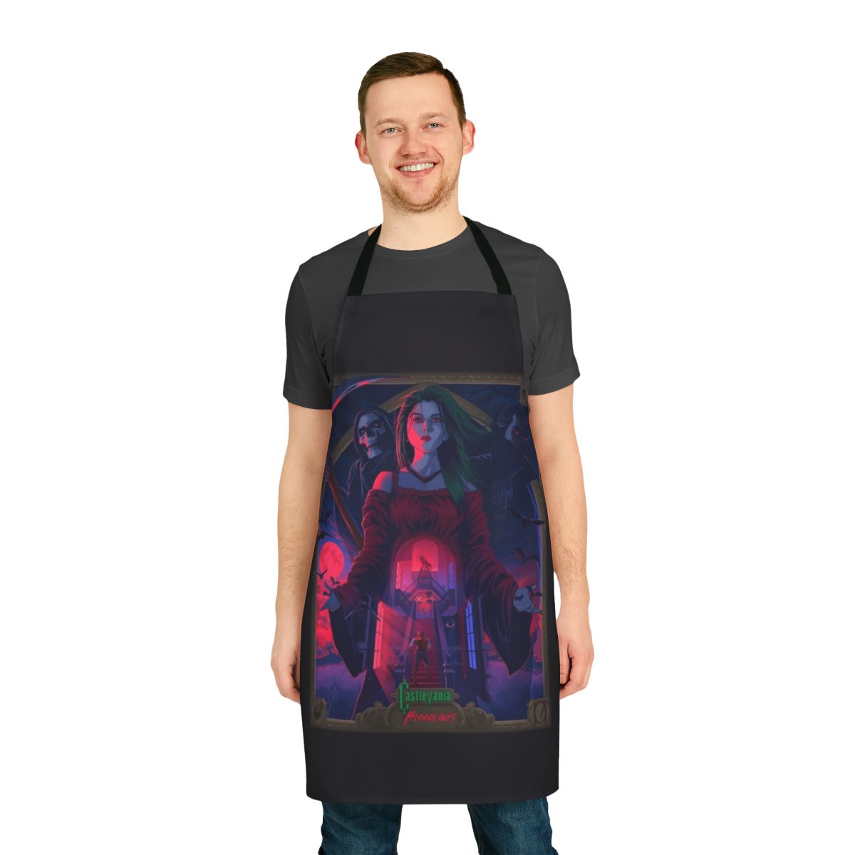 Castlevania Bloodlines classic gaming inspired apron
