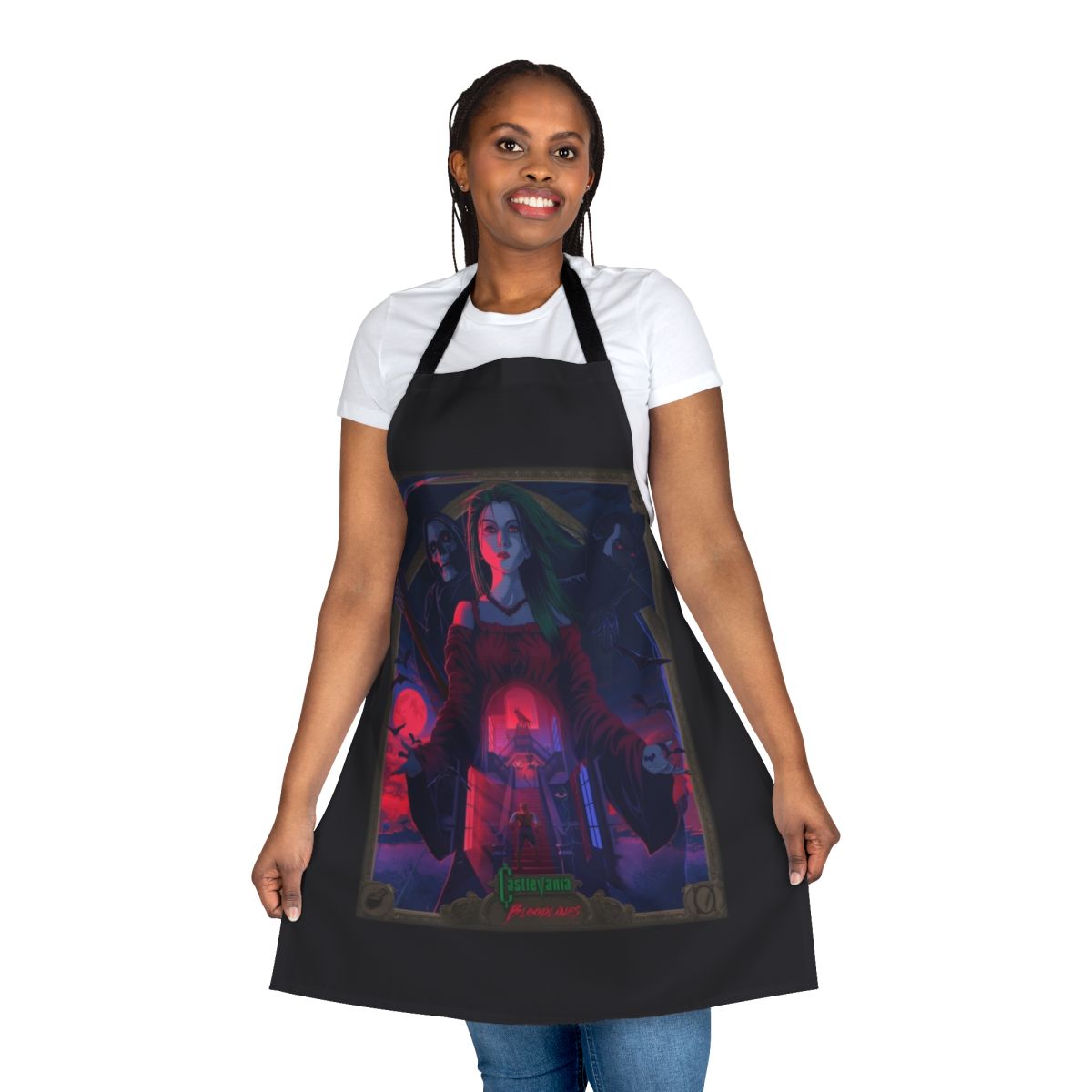Castlevania Bloodlines classic gaming inspired apron