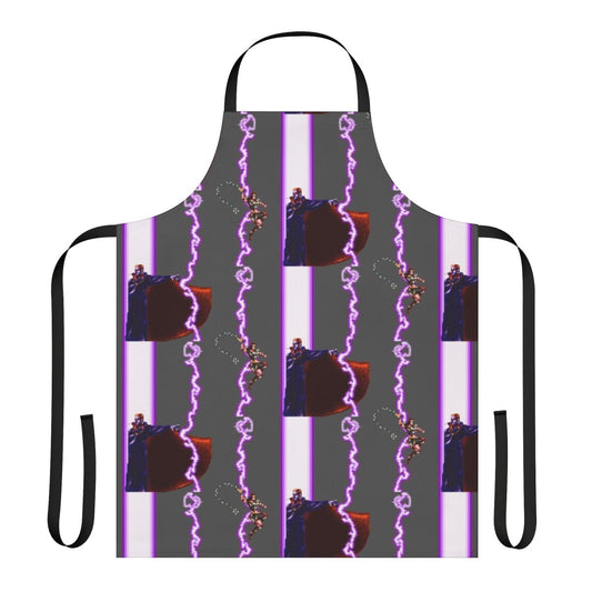 Castlevania-inspired apron featuring Simon Belmont battling Dracula