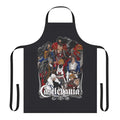 Castlevania-inspired apron featuring a retro gaming design