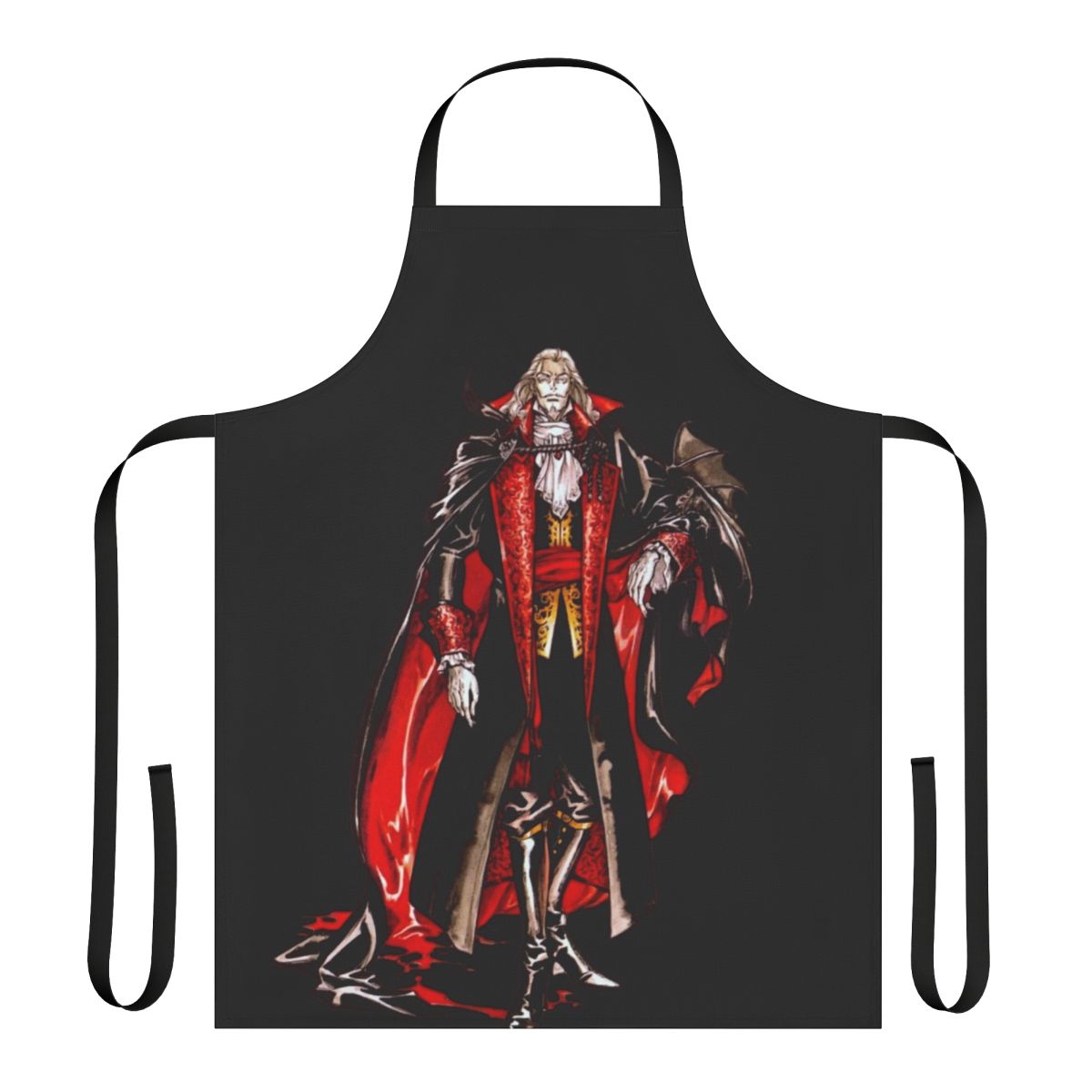 Dracula-inspired apron featuring the iconic Symphony of the Night artwork