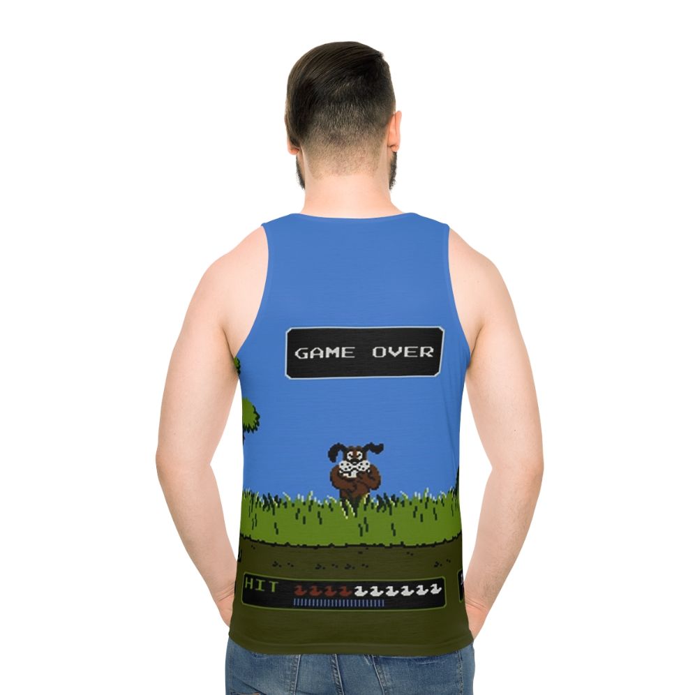 Retro gaming duck hunt unisex tank top
