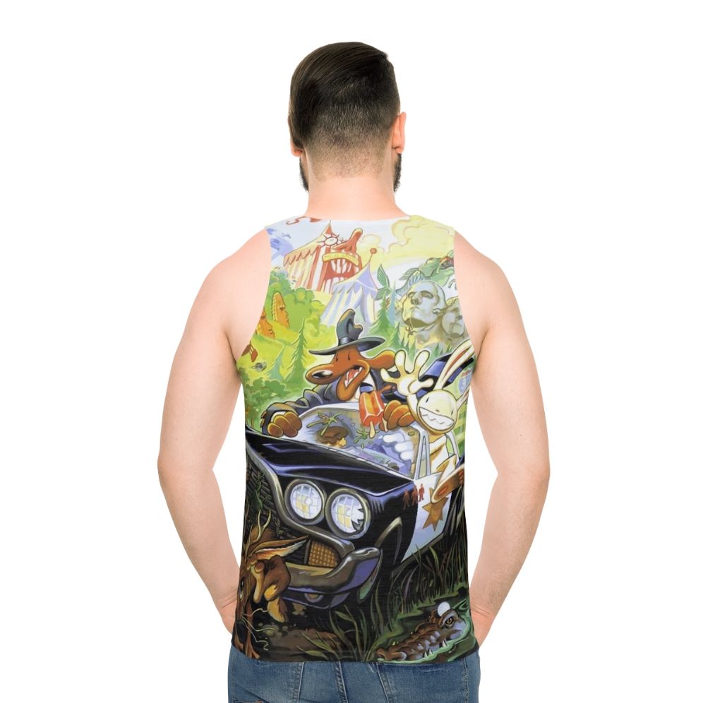 Retro gaming unisex hit the road tank top