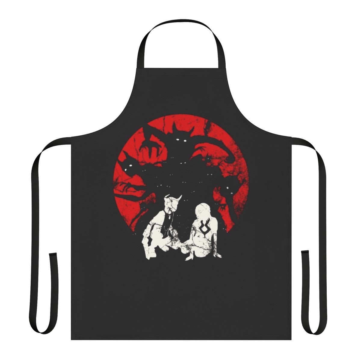 Retro gaming inspired apron featuring the Ico V2 design from the game Shadow of the Colossus.