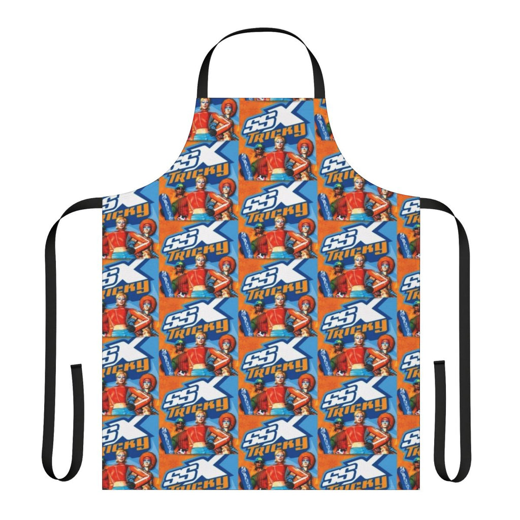 Retro-styled apron featuring the iconic SSX Tricky game logo and graphics