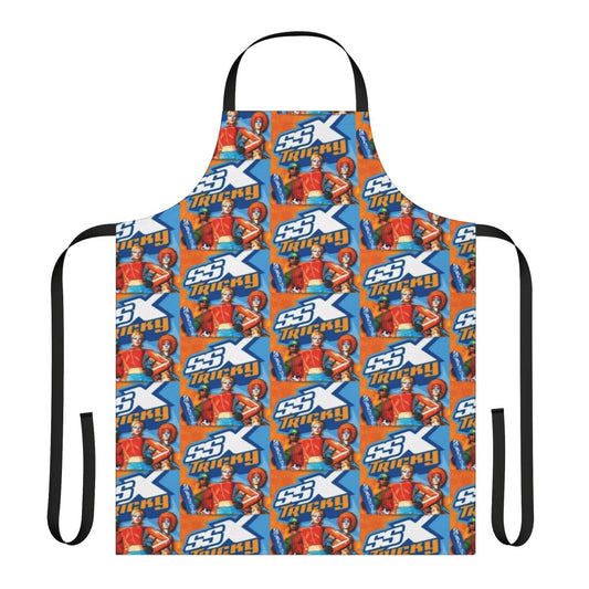 Retro-styled apron featuring the iconic SSX Tricky game logo and graphics