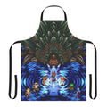 Chrono Trigger inspired apron with pixelated Lavos battle scene