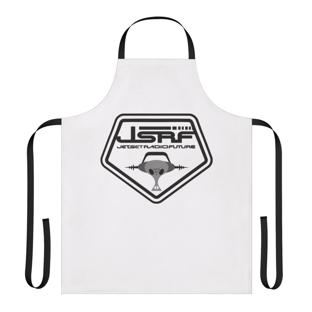 Retro-style apron featuring Jet Set Radio Future logo and graffiti art