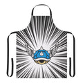 Retro-style blue shell-themed apron for Nintendo and gaming fans