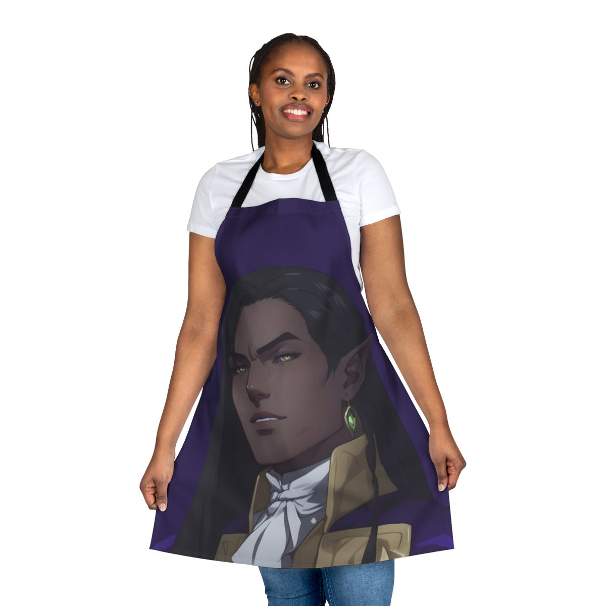 Castlevania Nocturne inspired apron with retro gaming elements