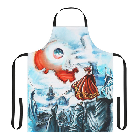 Terranigma SNES RPG-inspired apron with retro gaming design