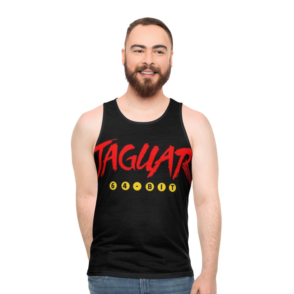 Retro Gaming Jaguar Unisex Tank Top