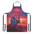 Phantasy Star II cover art printed on a high-quality apron