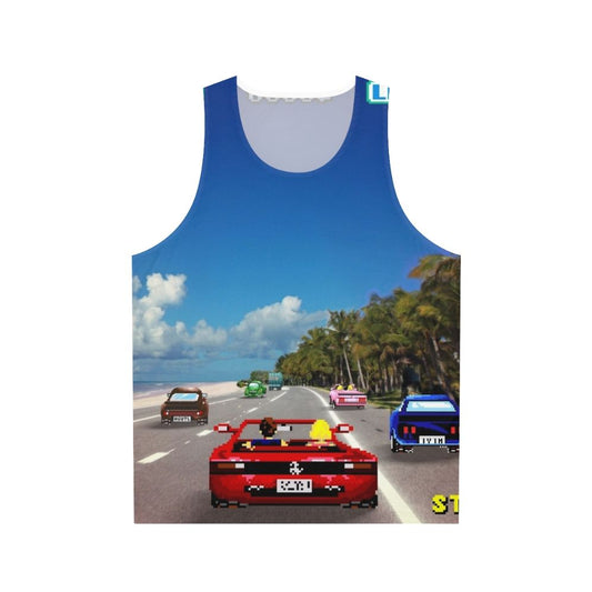 Retro gaming pixel art unisex tank top