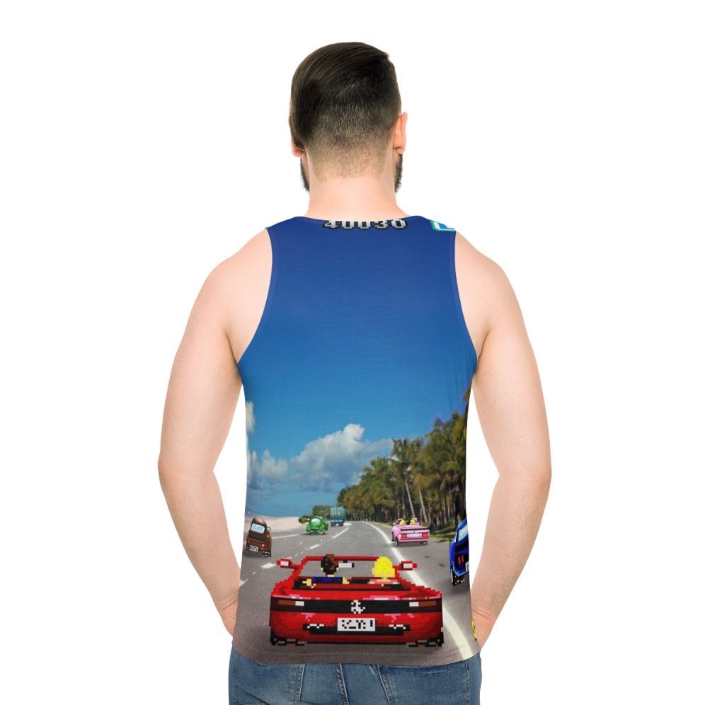 Retro gaming pixel art unisex tank top
