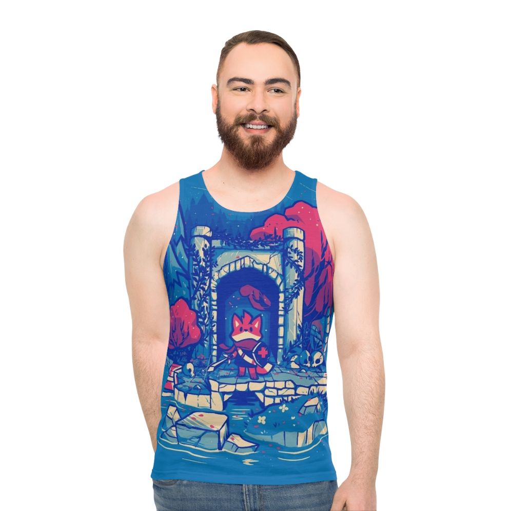 Retro gaming tunic tank top