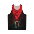 Unisex control tank top with retro gaming inspired design