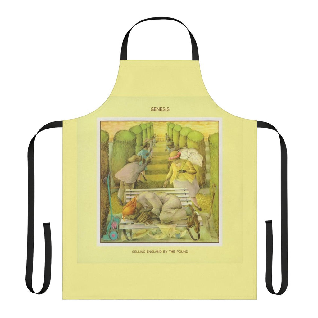 Apron featuring the album cover art for Genesis' "Selling England by the Pound" album