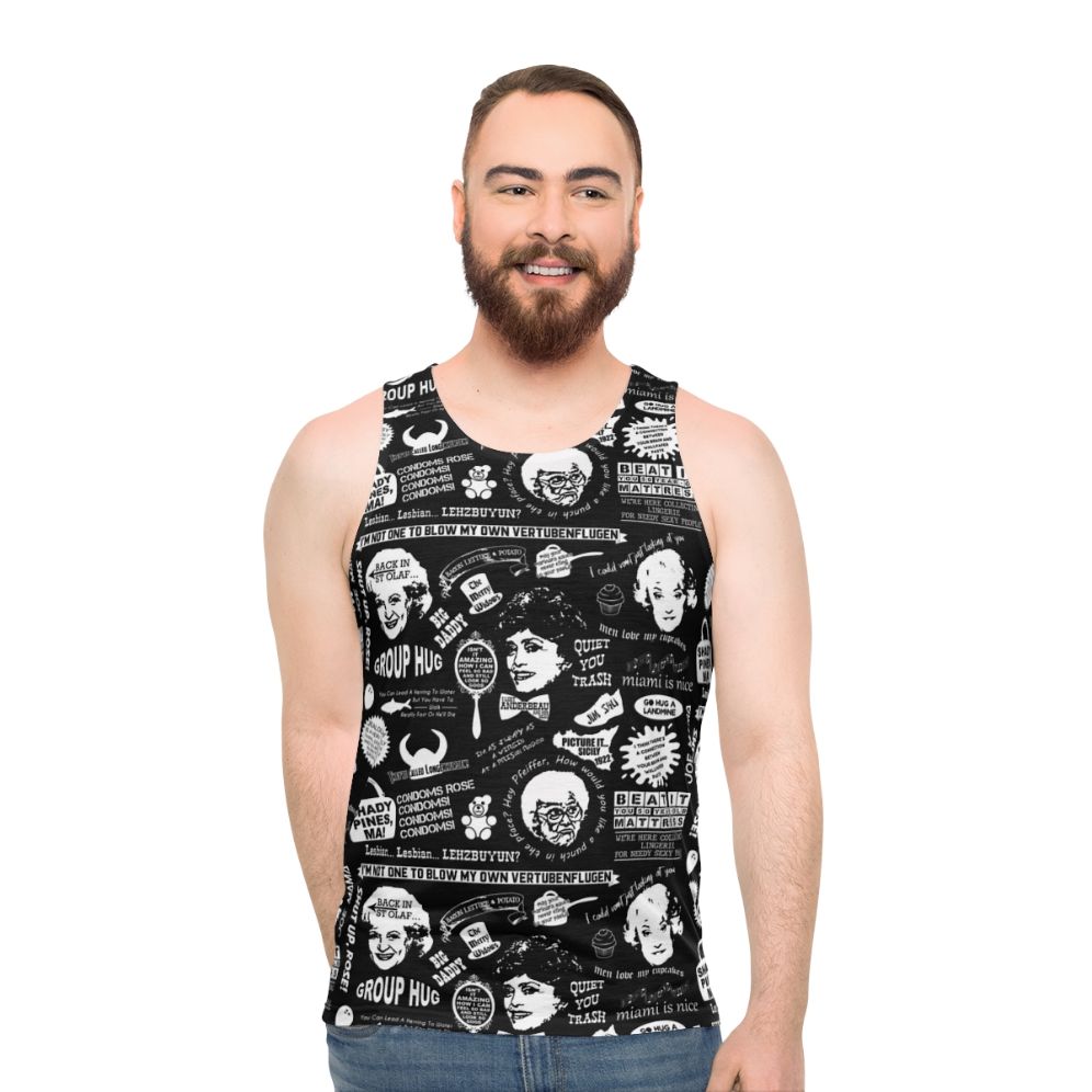 Retro Golden Girls Unisex Tank Top
