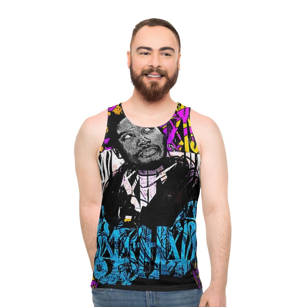 Retro Graffiti Unisex Tank Top