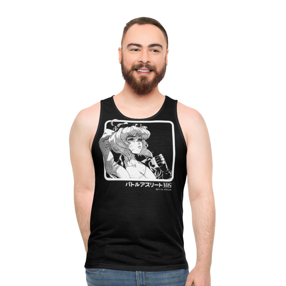 Retro graphic design unisex tank top