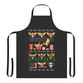 80s gremlins horror movie inspired apron with movie characters and holiday design