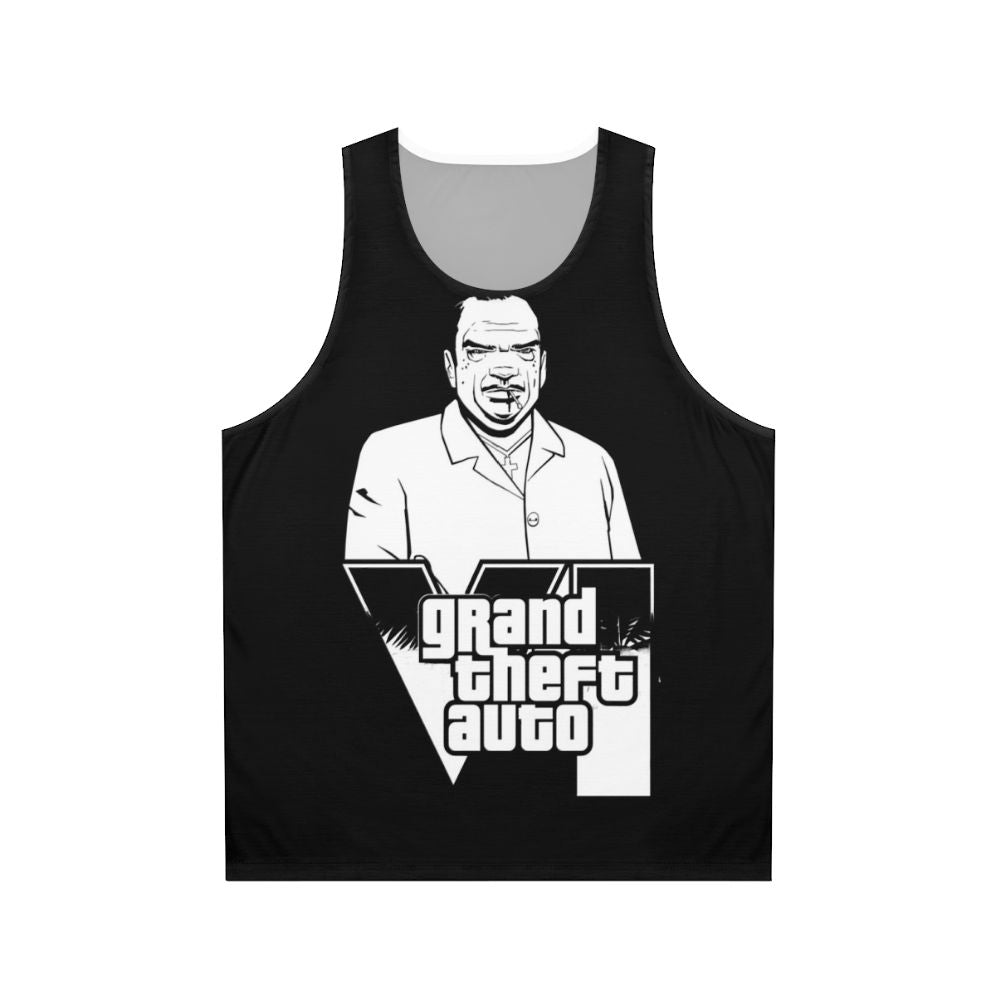 Retro GTA gaming unisex tank top