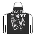 Retro-style apron with "Hack the Planet" design, inspired by the iconic 90s movie