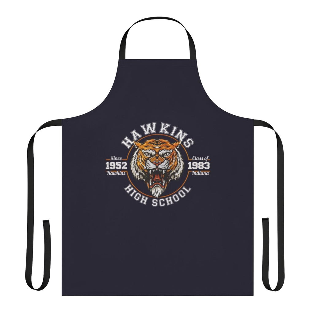 Retro-style Hawkins High School apron inspired by the popular Netflix series Stranger Things.
