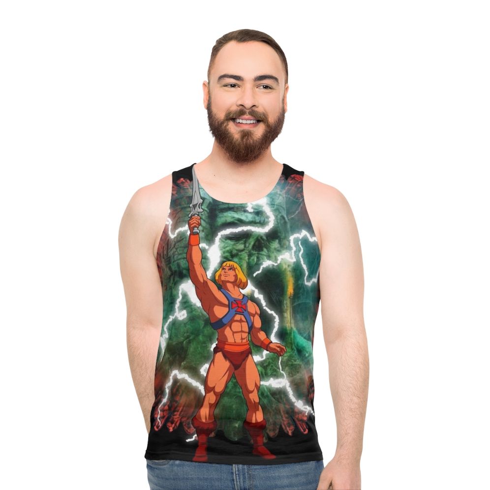 Retro He-Man Art Unisex Tank Top