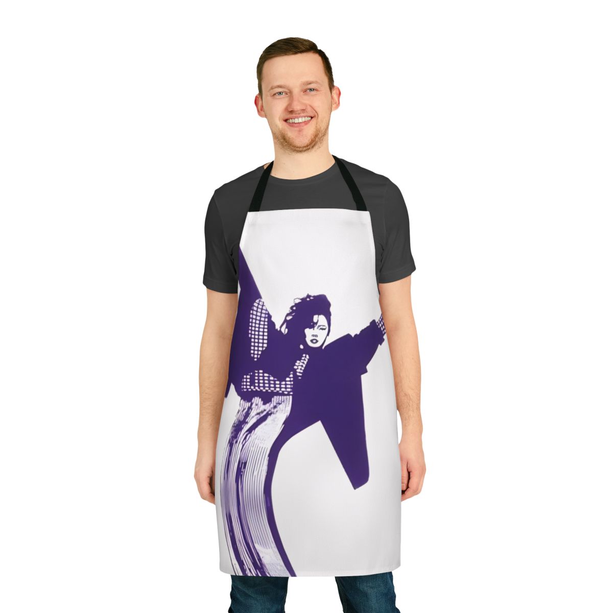Retro high definition apron featuring a nostalgic 80s 90s style design