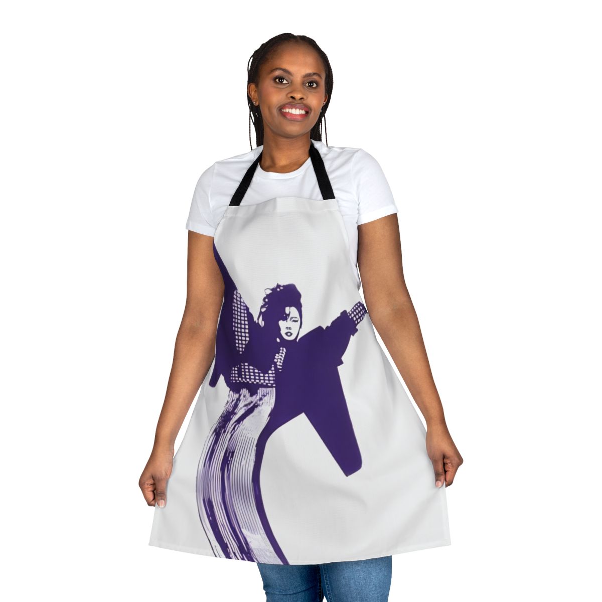 Retro high definition apron featuring a nostalgic 80s 90s style design