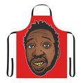 Retro hip hop inspired apron with Ol Dirty Bastard design