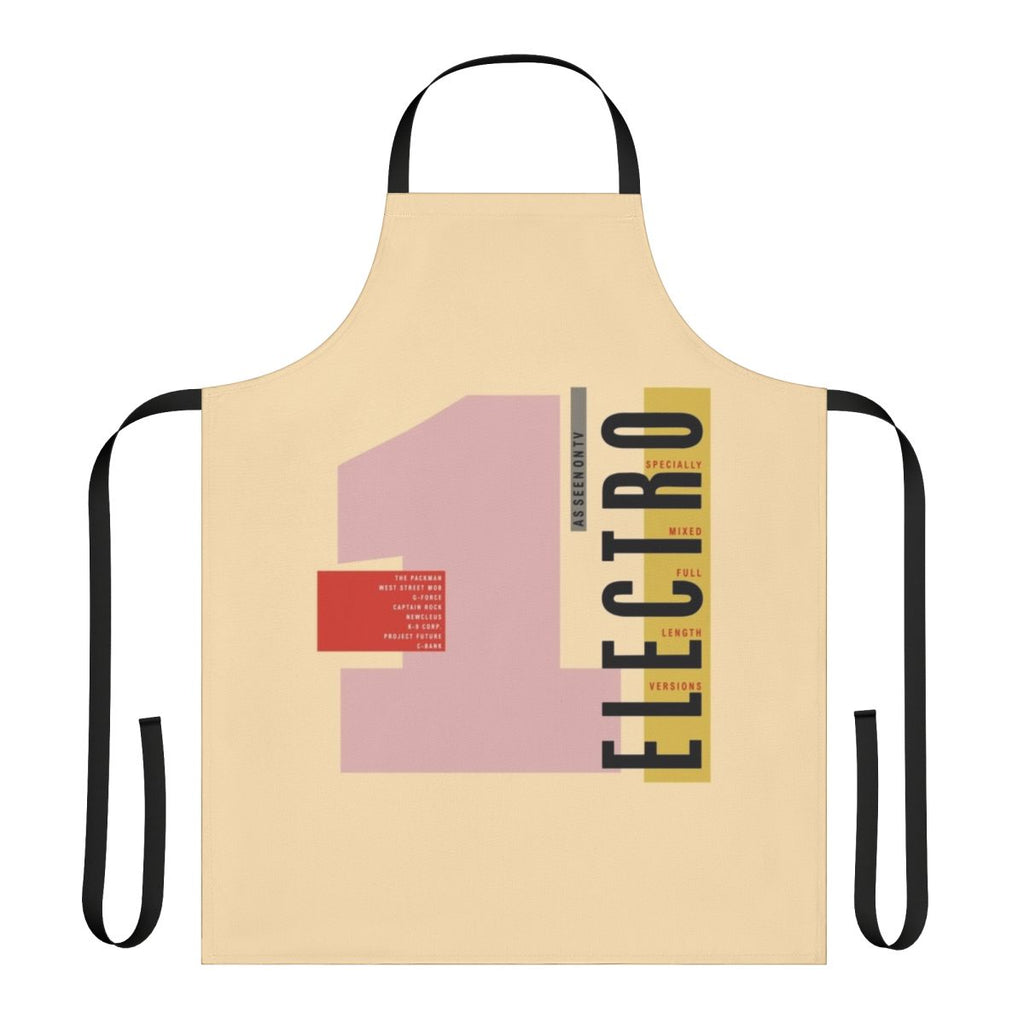 Electro 1 old school hip hop themed apron