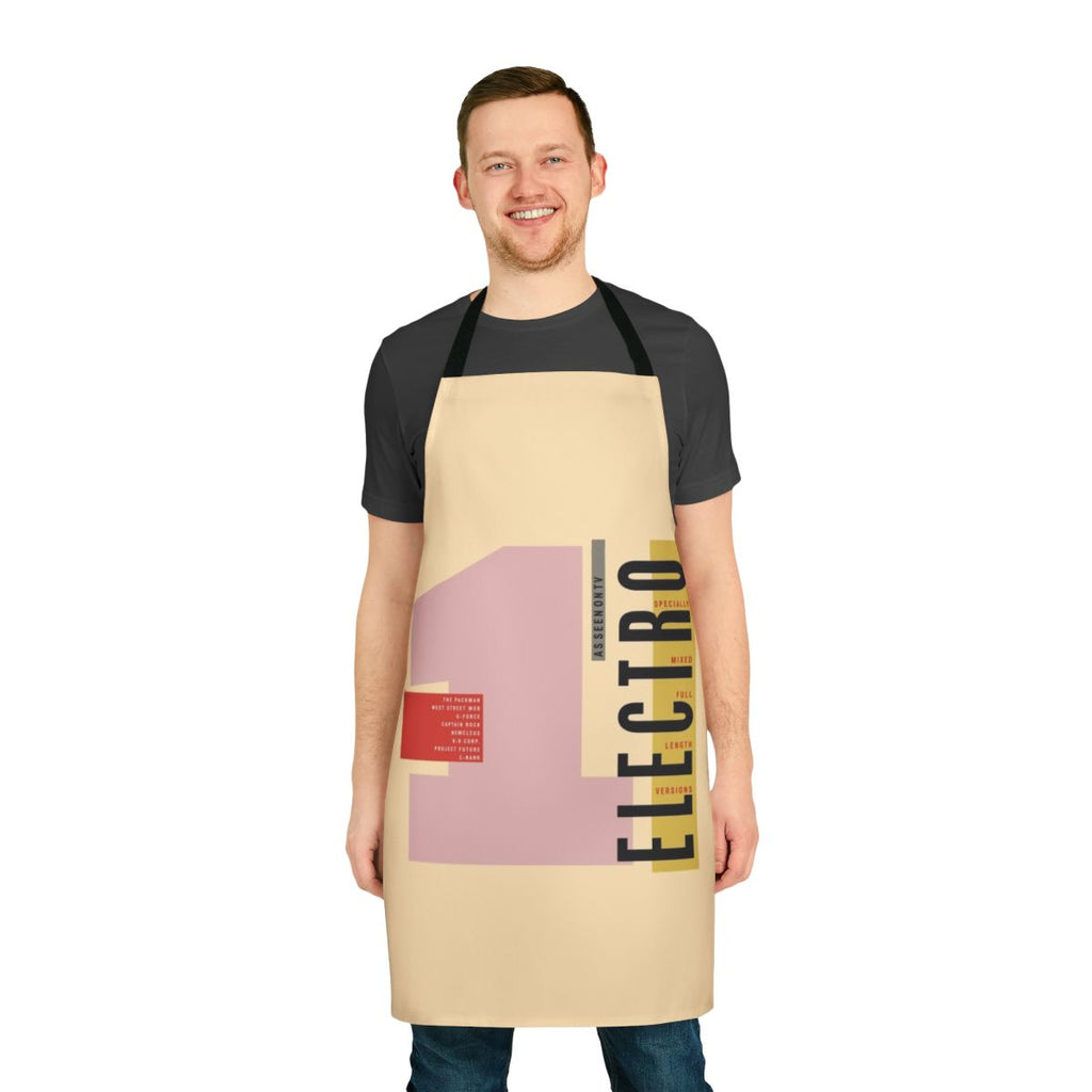 Electro 1 old school hip hop themed apron