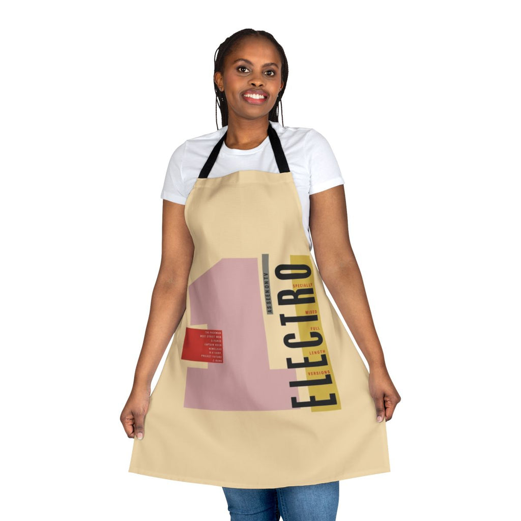 Electro 1 old school hip hop themed apron