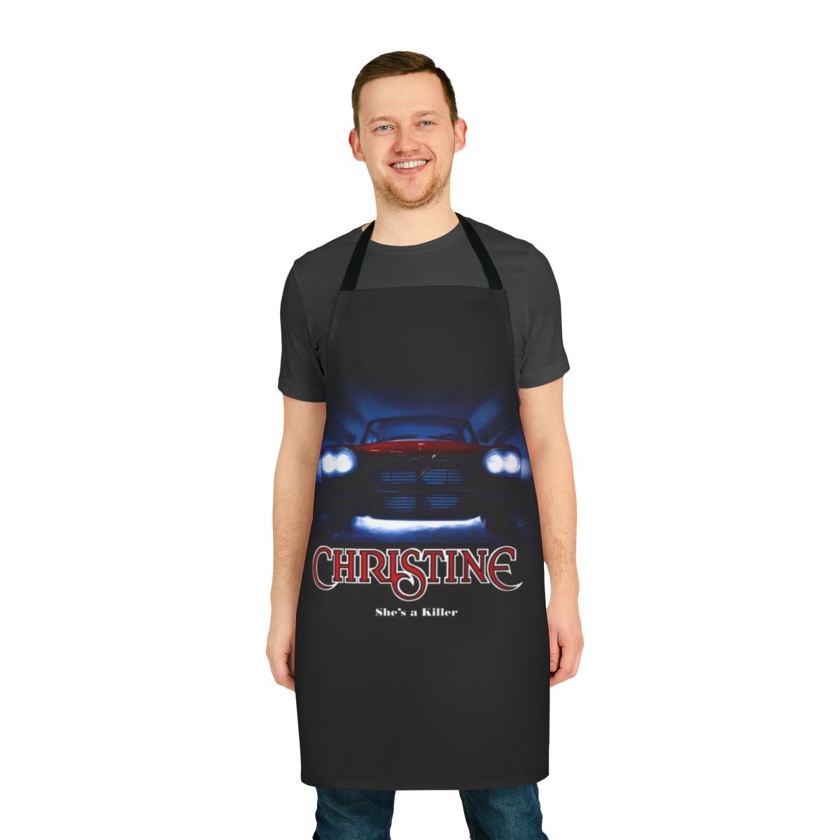 Apron featuring the iconic car "Christine" from the horror movie