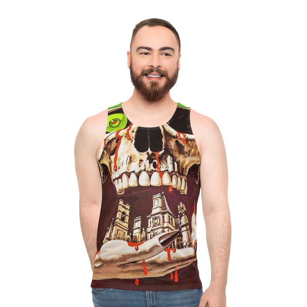Retro horror movie cult classic unisex tank top