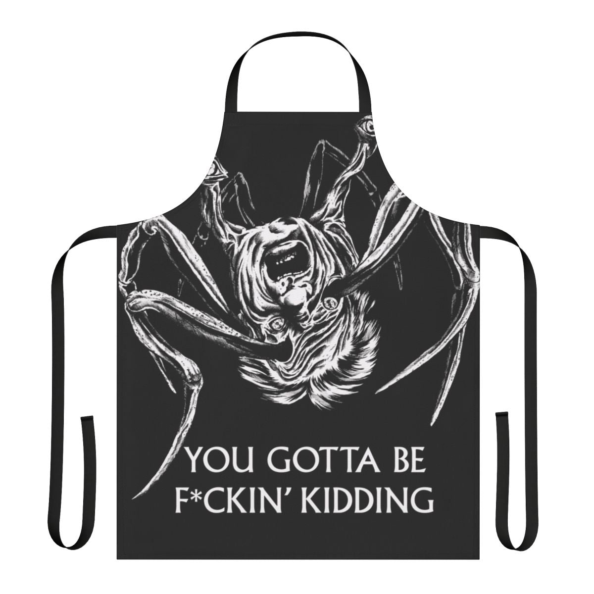 Retro apron inspired by the 1982 horror classic "The Thing" directed by John Carpenter.